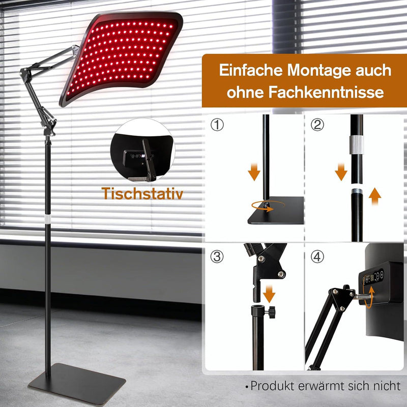 Rotlichtlampe mit Ständer Elite+