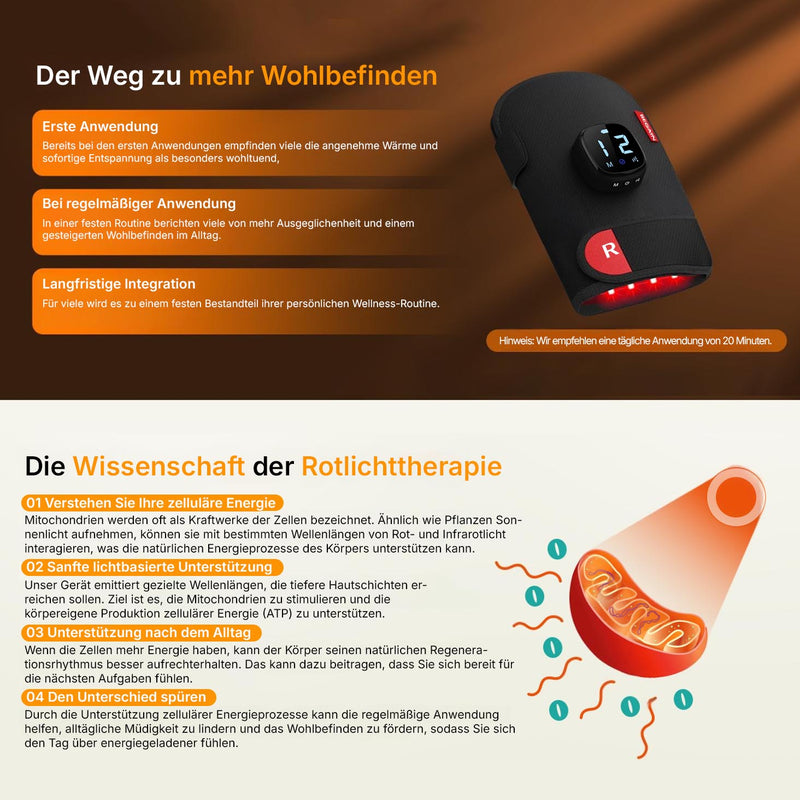 InfraGlove Pro Rotlicht Handschuh