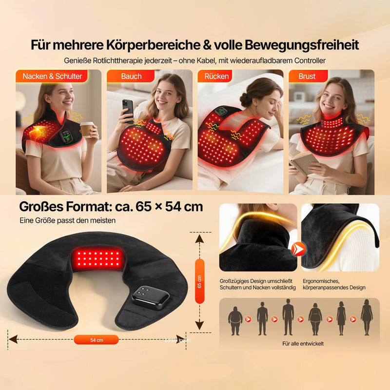 Nacken Schulter Lichttherapie Pro+