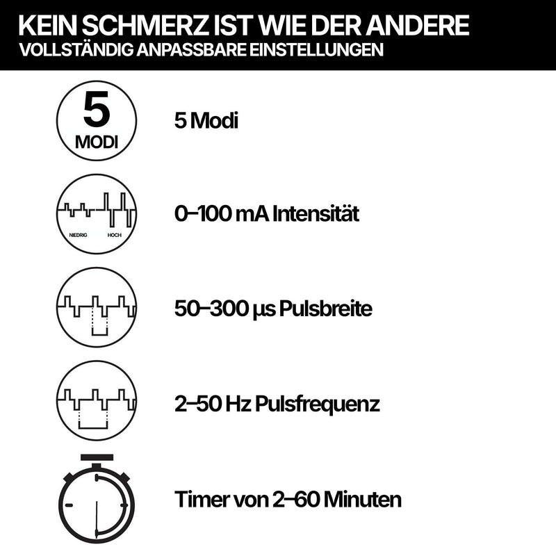 TENS Schmerztherapie Gerät Neuro+