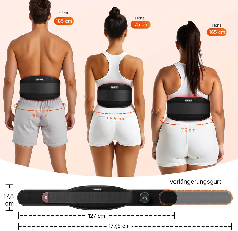 Rotlicht Massagegürtel Elite+