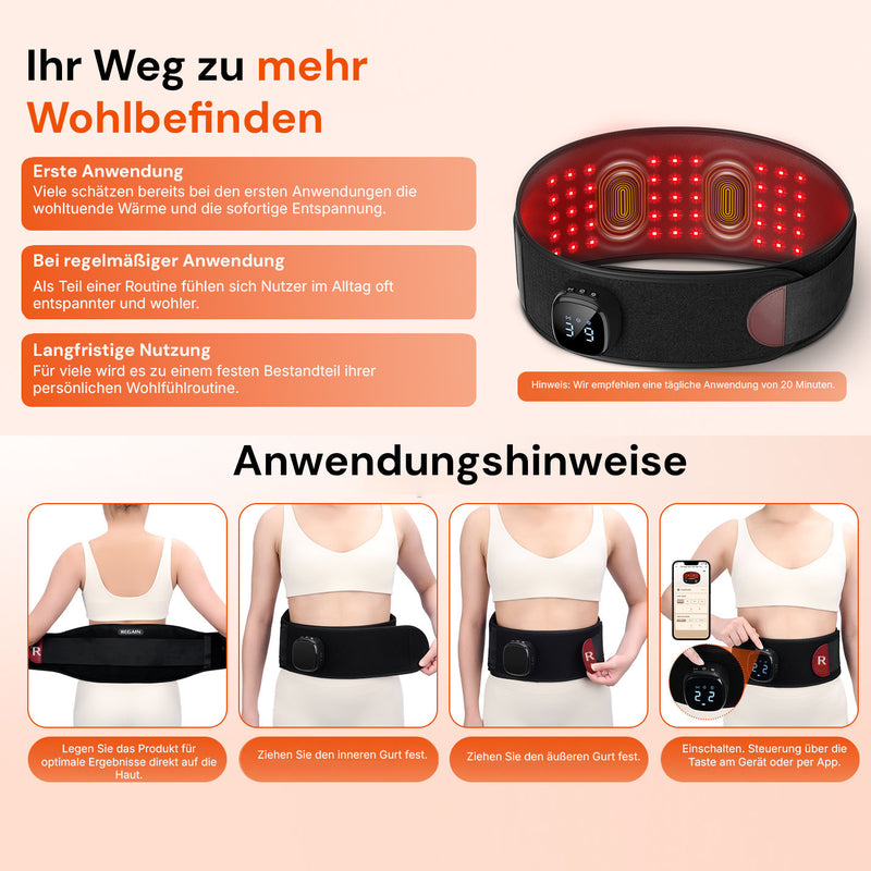 Rotlicht Massagegürtel Elite+
