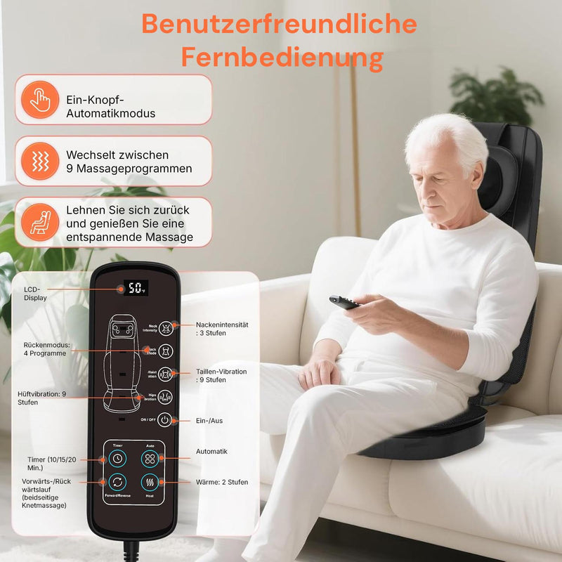 Massage Sitzauflage 4D Pro+
